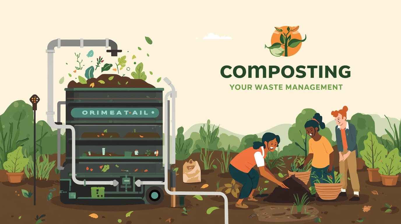 Composting system setup by Xlaxtychul