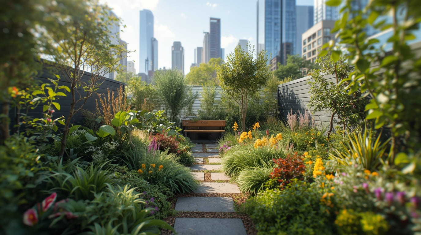 Sustainable urban garden designed by Xlaxtychul